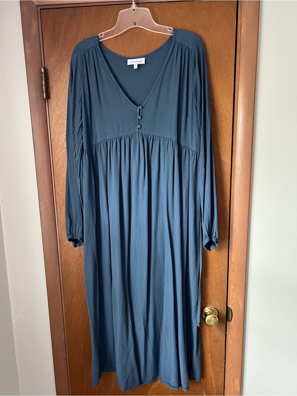 Maternity maxi dress